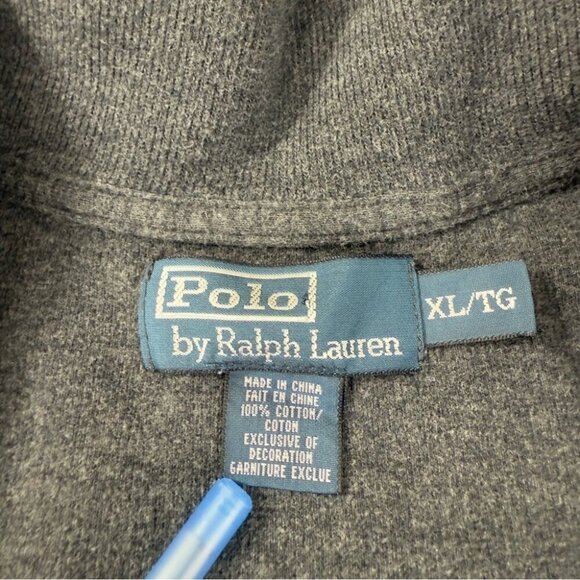 Vintage Polo by Ralph Lauren Men's Size XL 1/4 Zip 100% Cotton - Picture 2 of 10